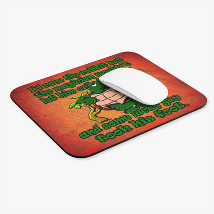 turtle race - Mouse Pad (Rectangle) (burnt orange)