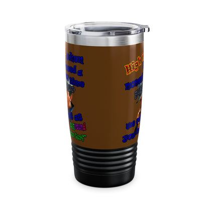 high noon - Ringneck Tumbler, 20oz (brown)