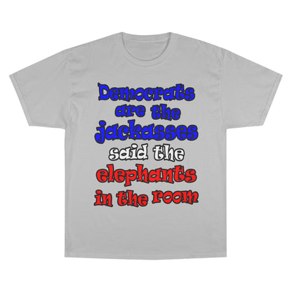 donkeys and elephants - Champion T-Shirt