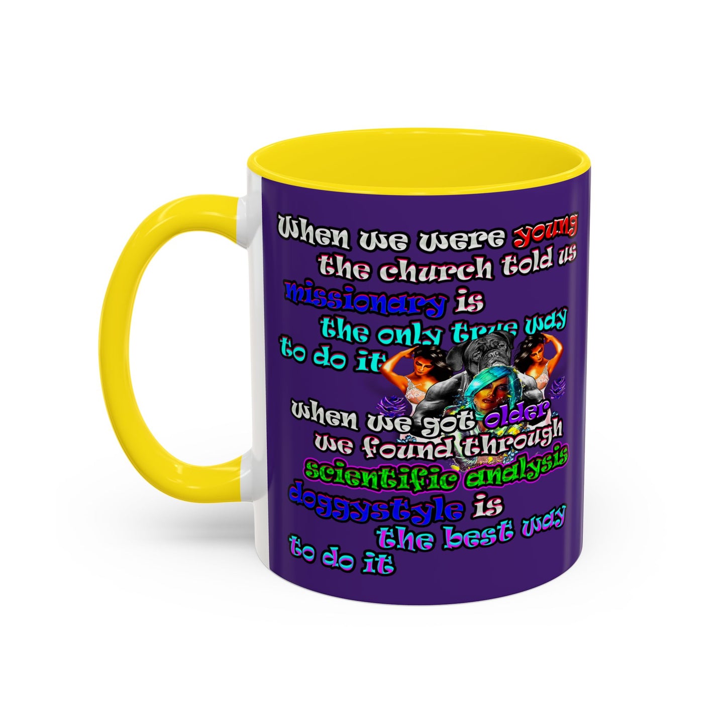 doggystyle - Accent Mug (purple)