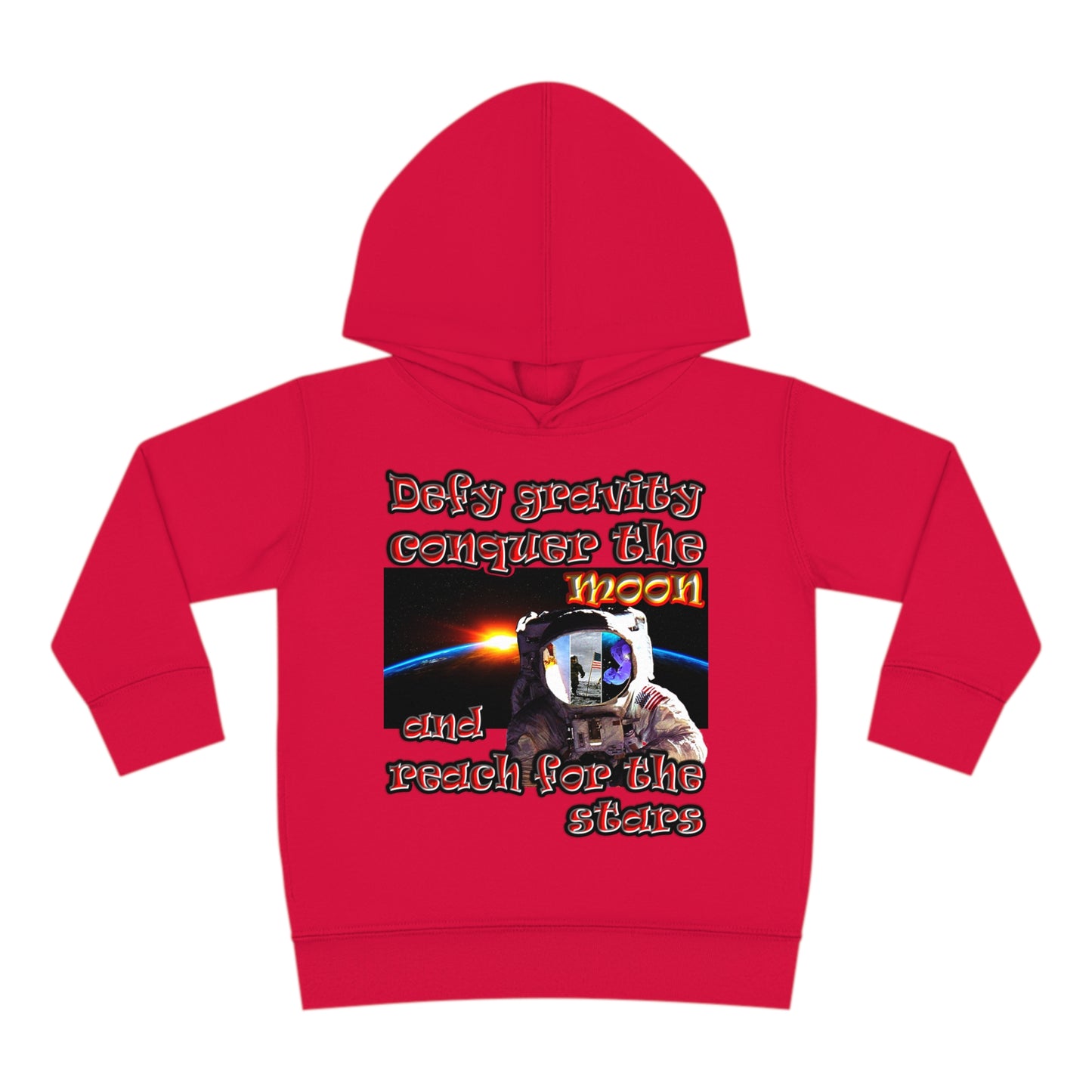 defy conquer reach - Toddler Pullover Fleece Hoodie
