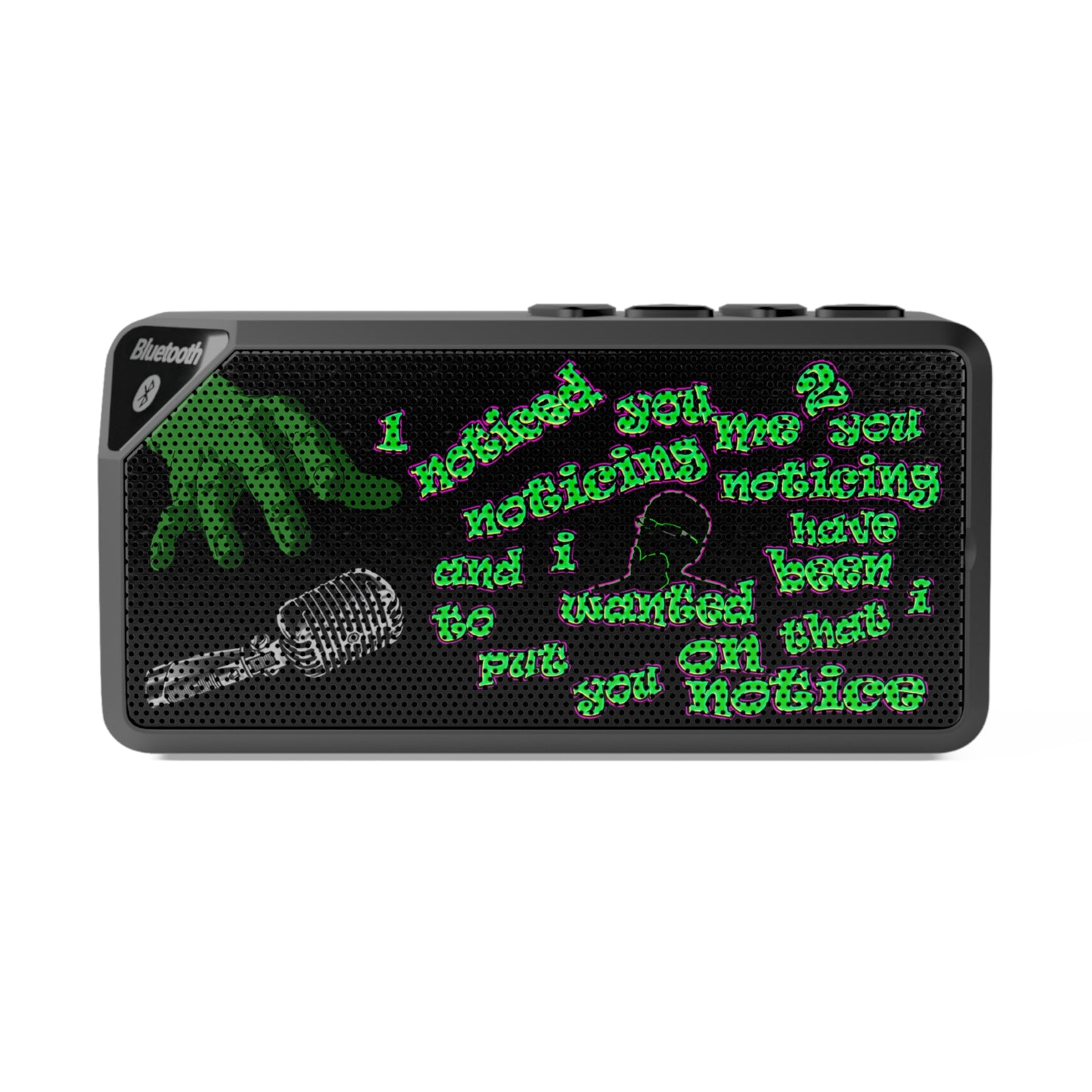 noticed you noticing - Jabba Bluetooth Speaker (black)
