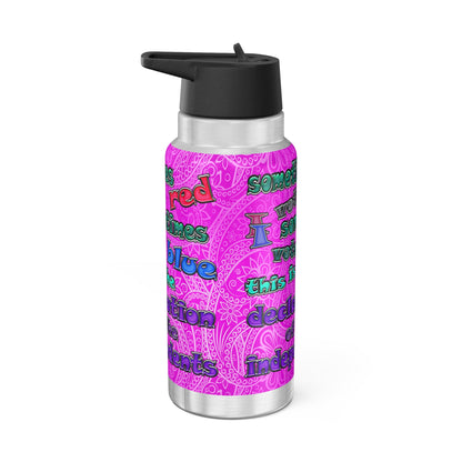 declaration of the independents - Gator Tumbler, 32oz  (pink swirl)