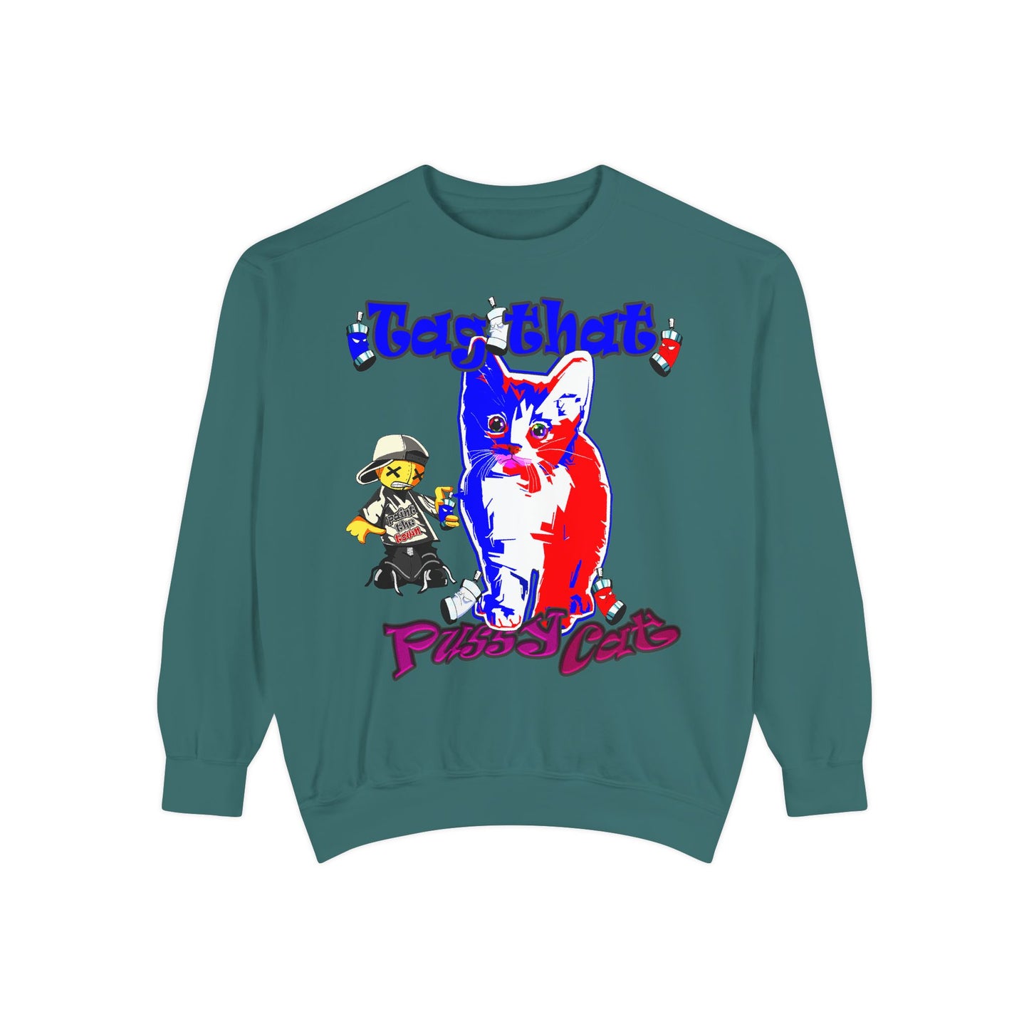 tag that - Unisex Garment-Dyed Sweatshirt