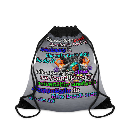 doggystyle - Drawstring Bag (brushed nickel)