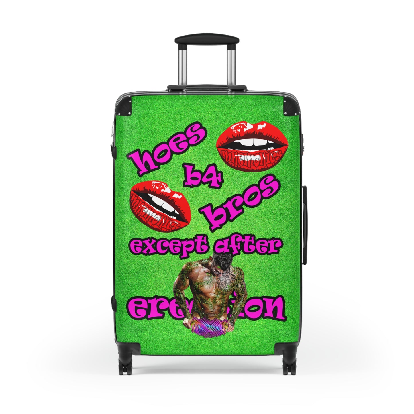 hoes b4 bros - Suitcase (green turf)