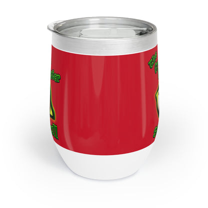 green monster - Chill Wine Tumbler (dark red)