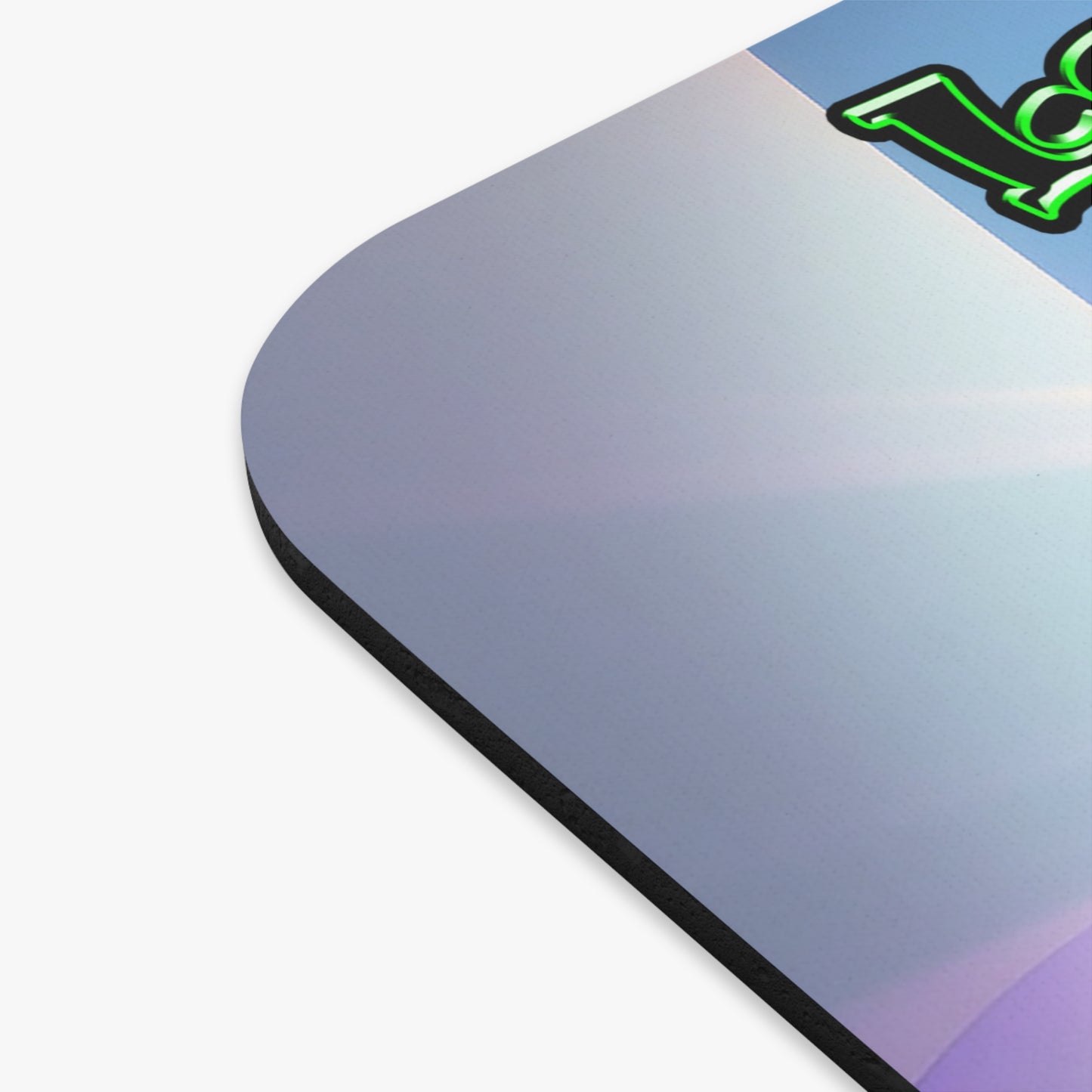 og - Mouse Pad (Rectangle) (grey-pink wave)