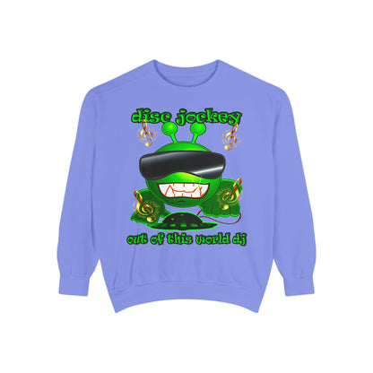 disc jockey - Unisex Garment-Dyed Sweatshirt