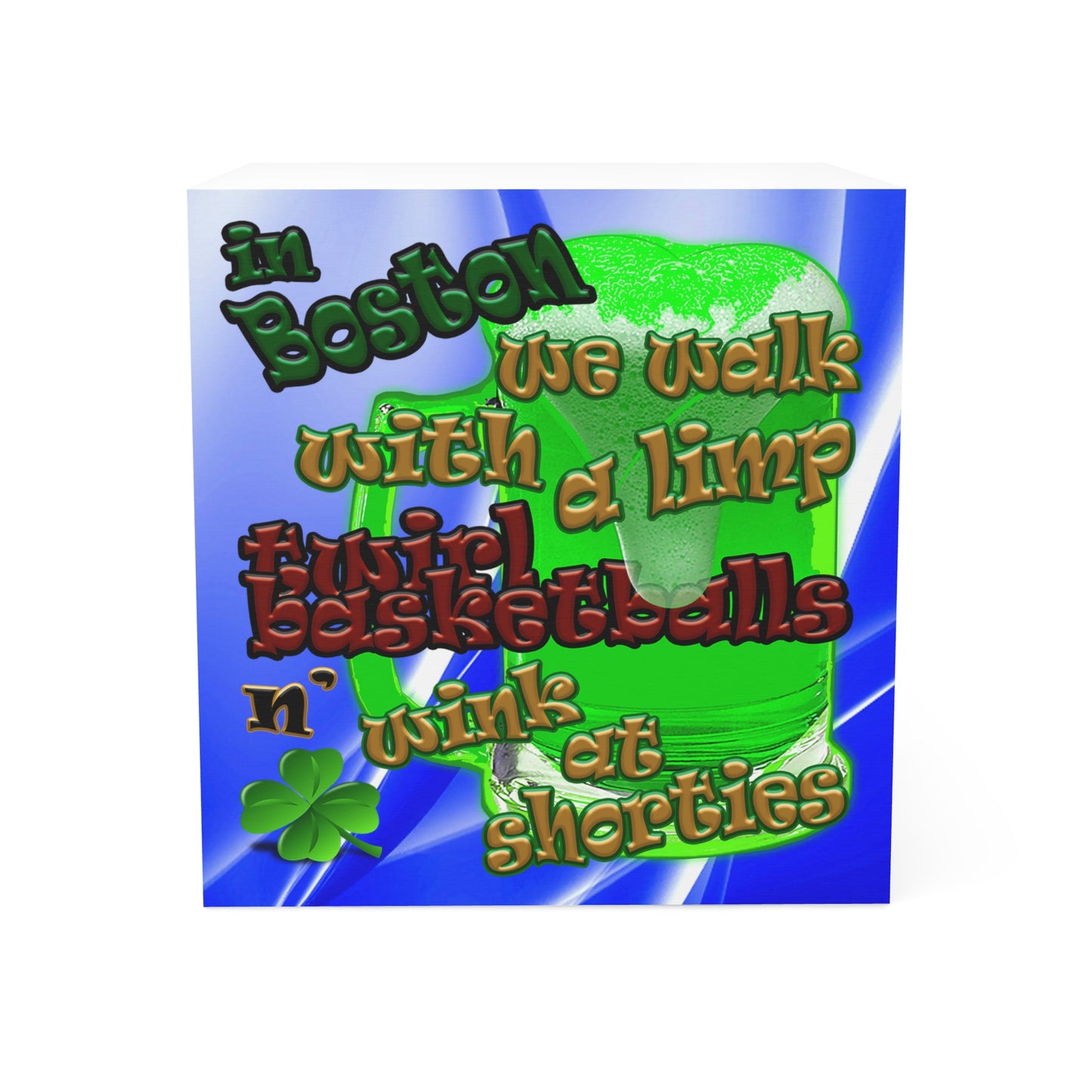 celtic's logo - note cube (blue-white wave)