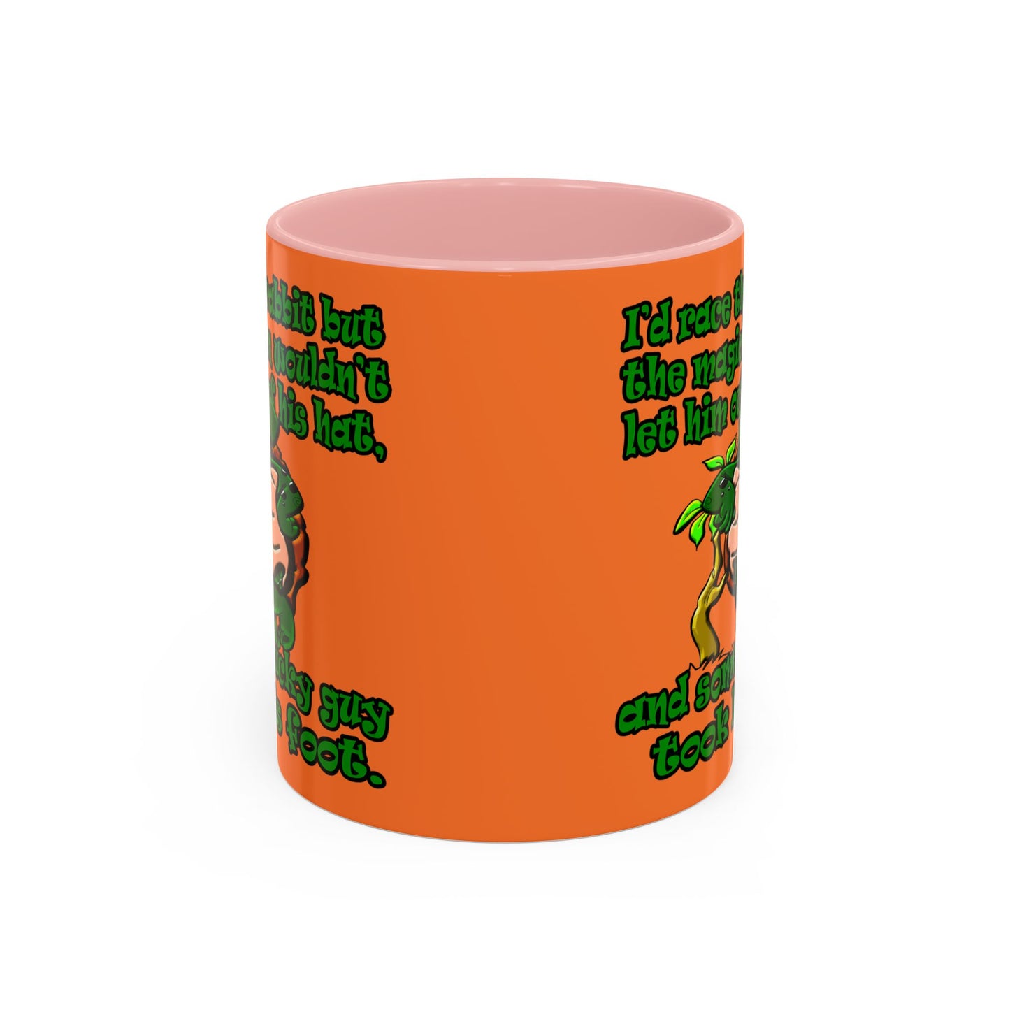 turtle race - Accent Mug (crusta)