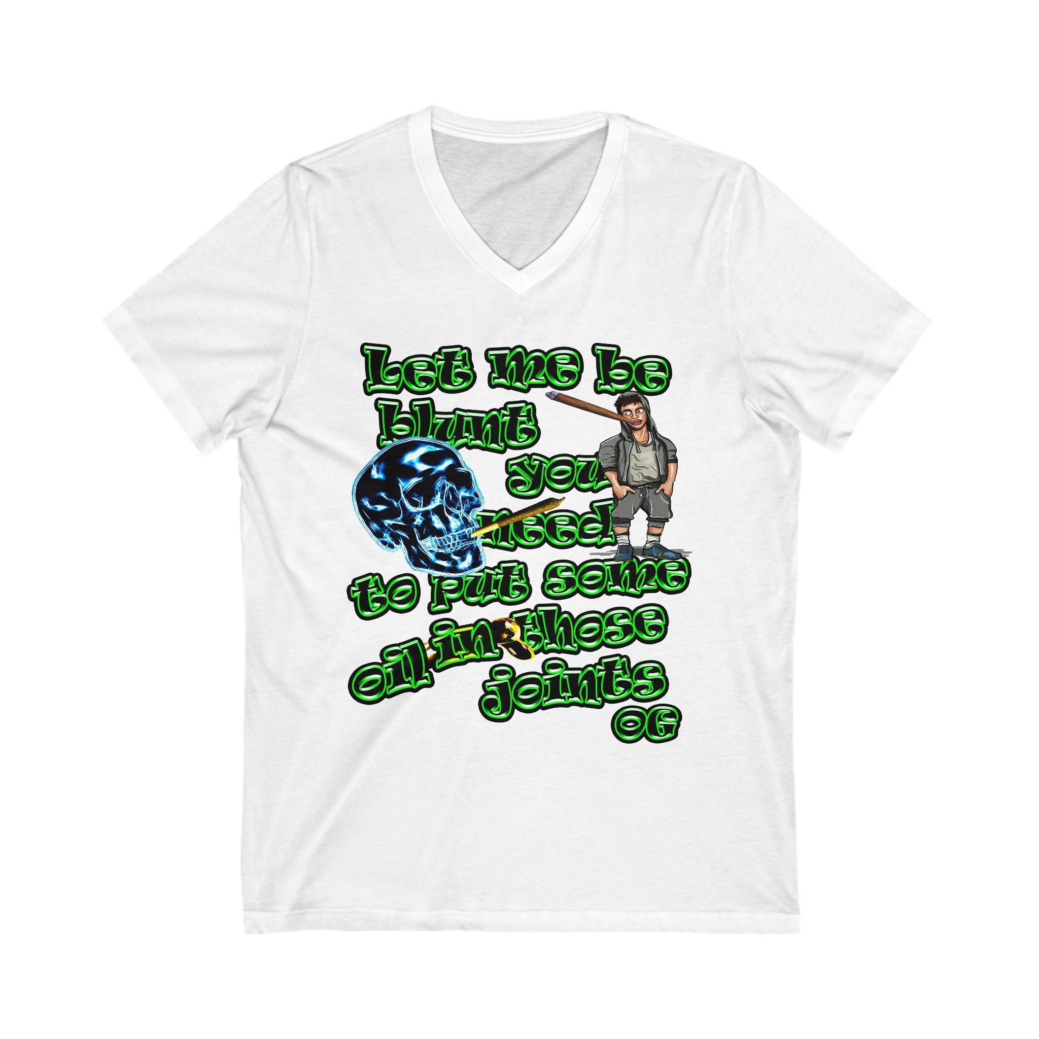 og - Unisex Jersey Short Sleeve V-Neck Tee