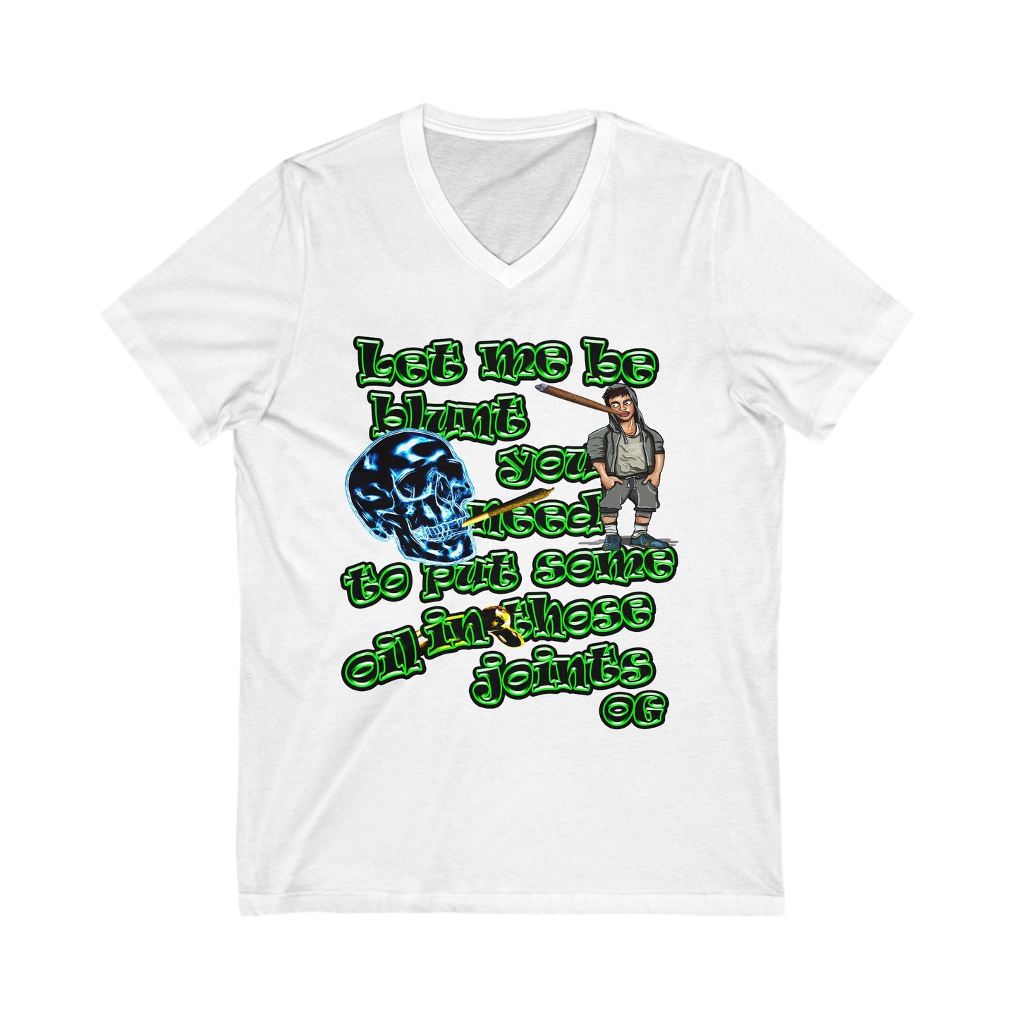 og - Unisex Jersey Short Sleeve V-Neck Tee