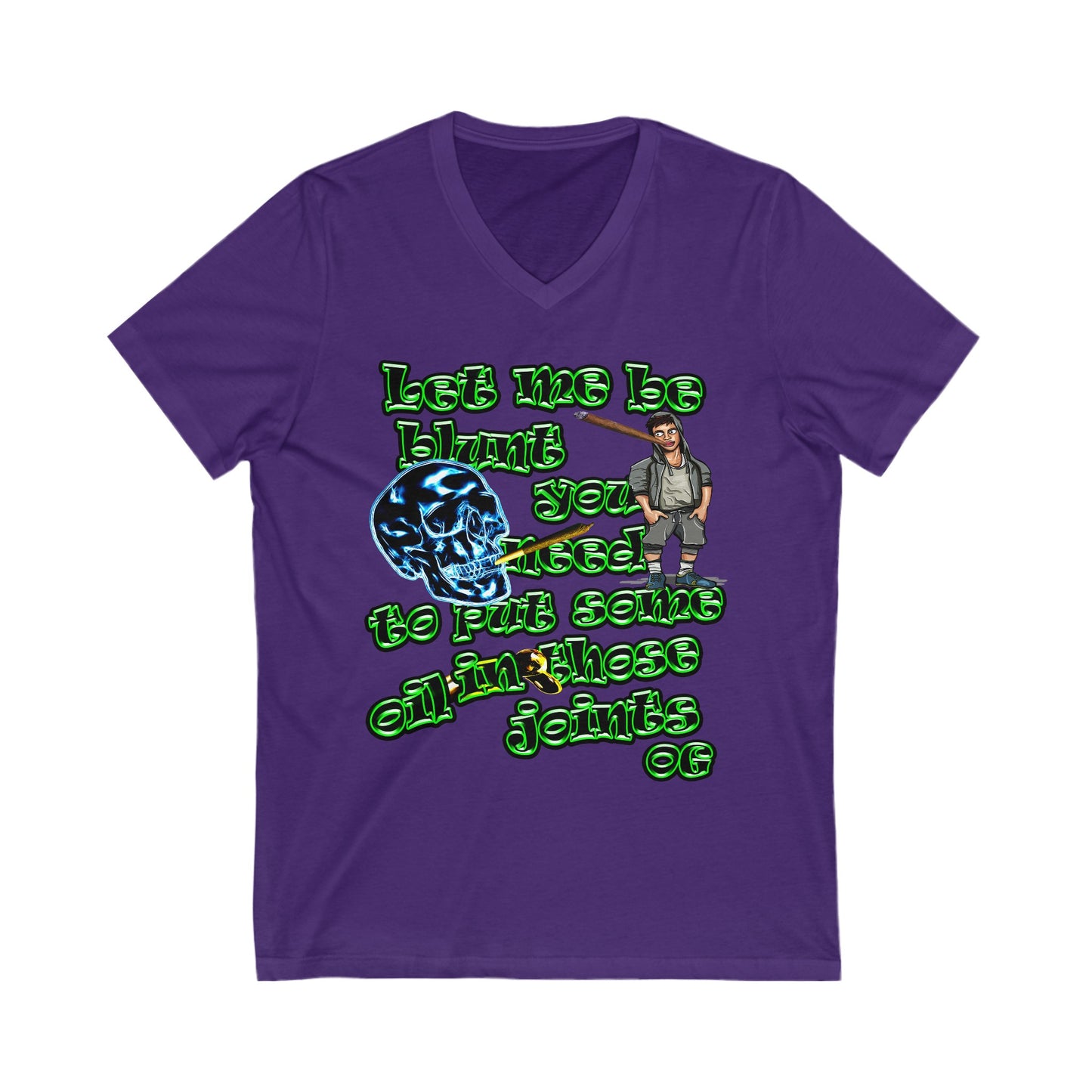og - Unisex Jersey Short Sleeve V-Neck Tee