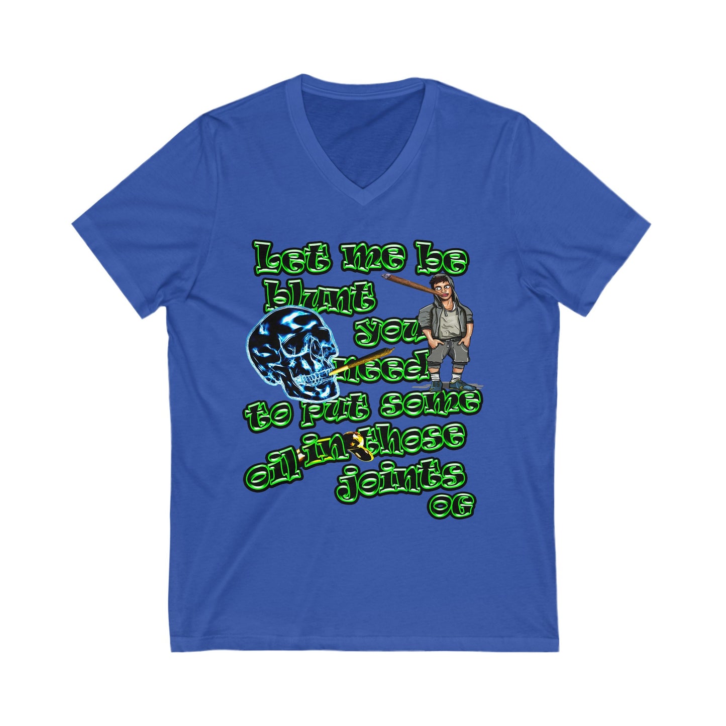 og - Unisex Jersey Short Sleeve V-Neck Tee