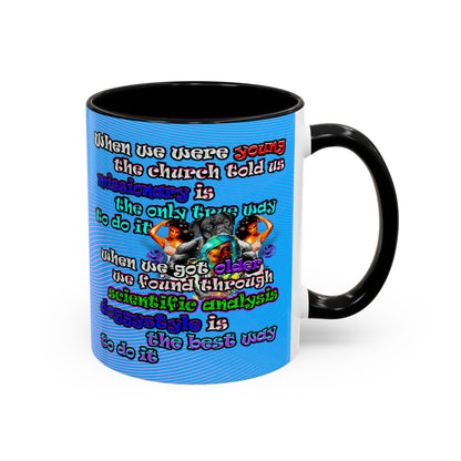 doggystyle - Accent Mug (light blue-purple wave)