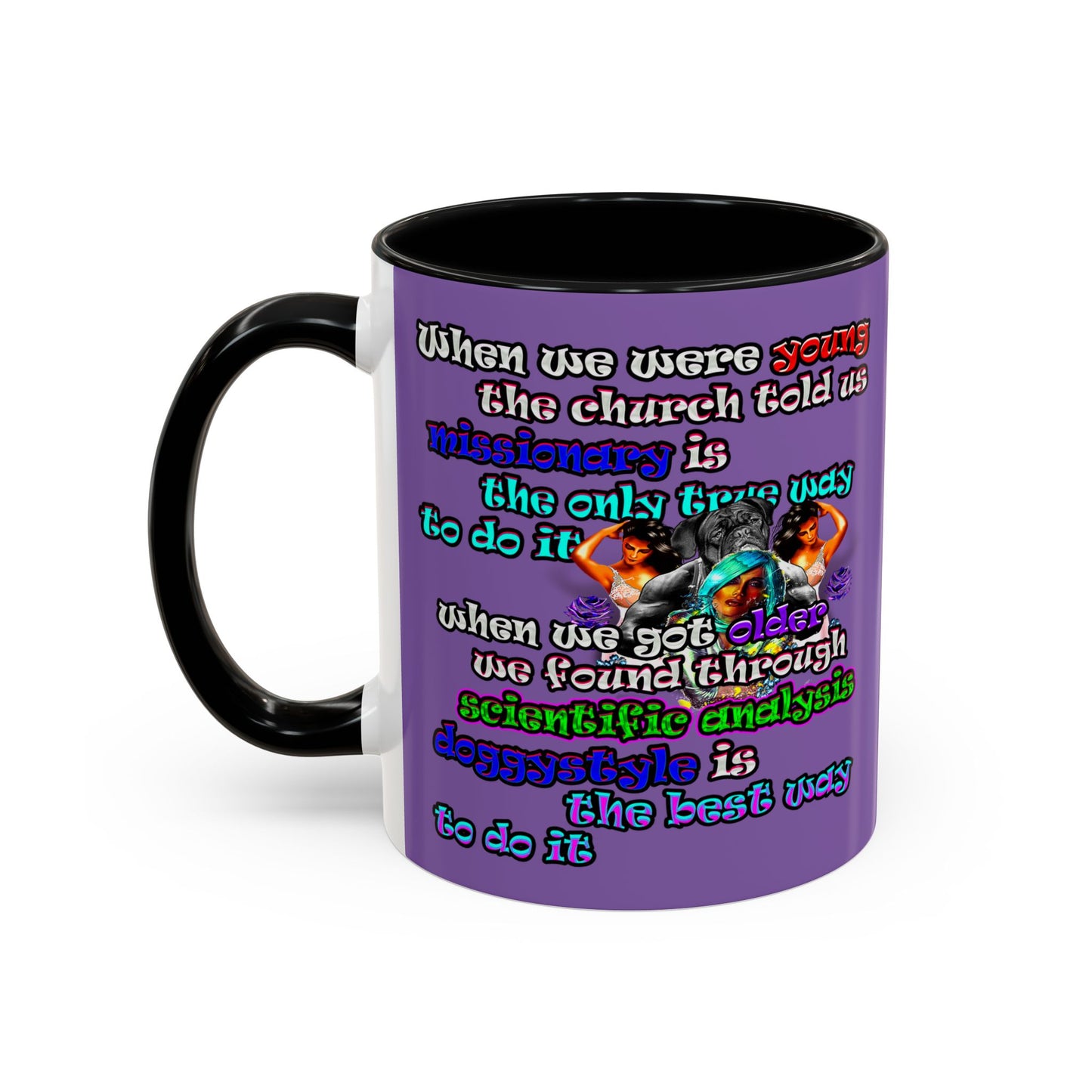 doggystyle - Accent Mug (light purple)