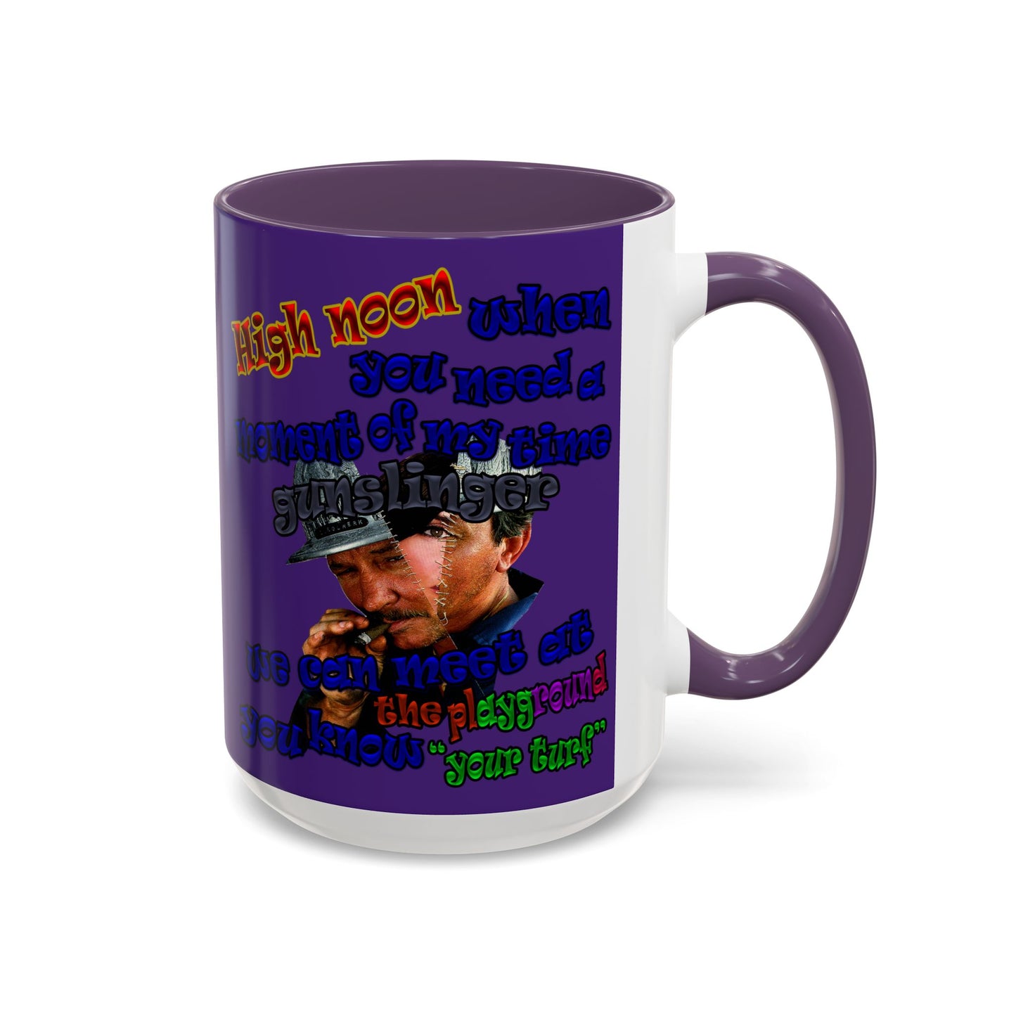 high noon - Accent Mug (purple)