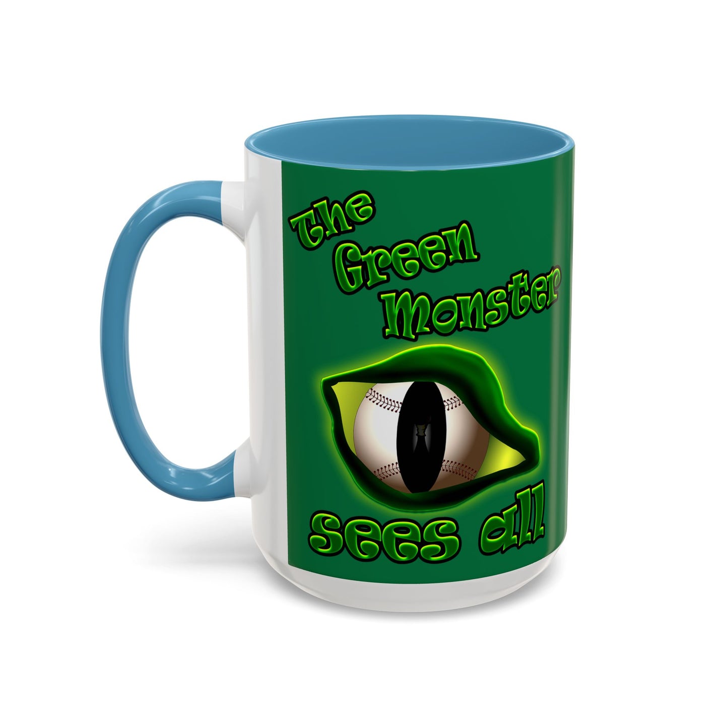 green monster - Accent Mug (dark green)