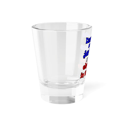 donkeys and elephants - Shot Glass