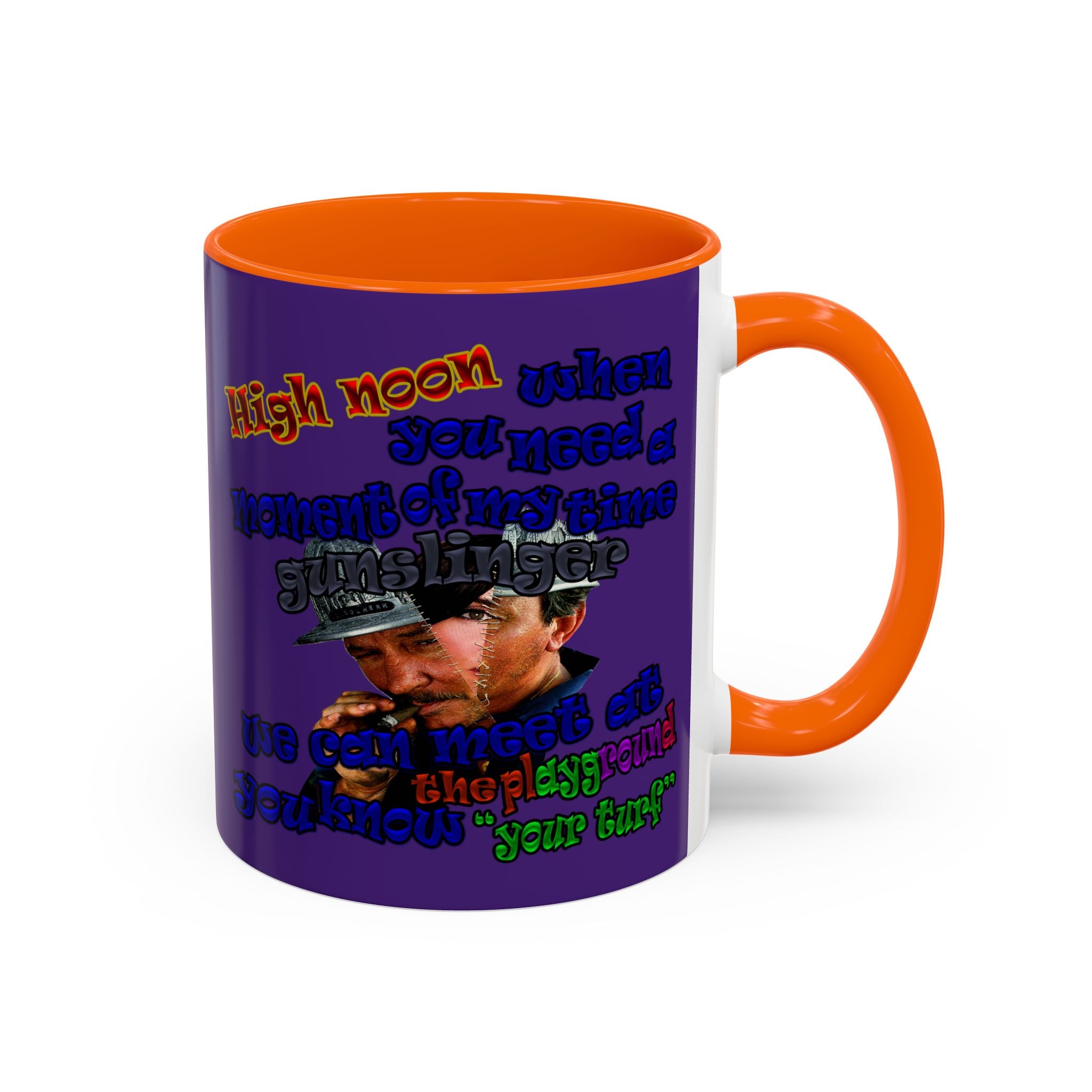 high noon - Accent Mug (purple)