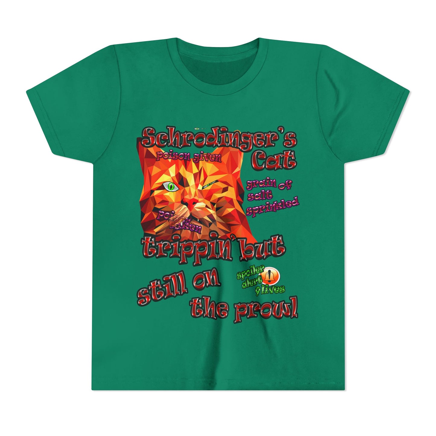 schrodinger's cat - Youth Short Sleeve Tee