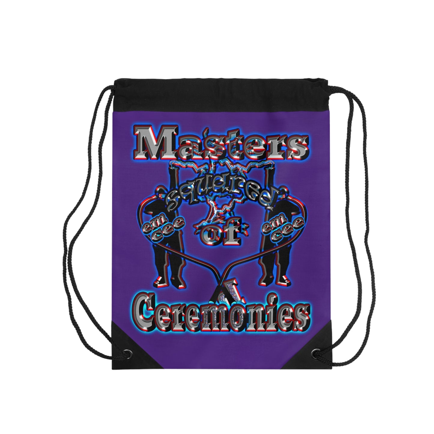 em cee squared - Drawstring Bag (purple)
