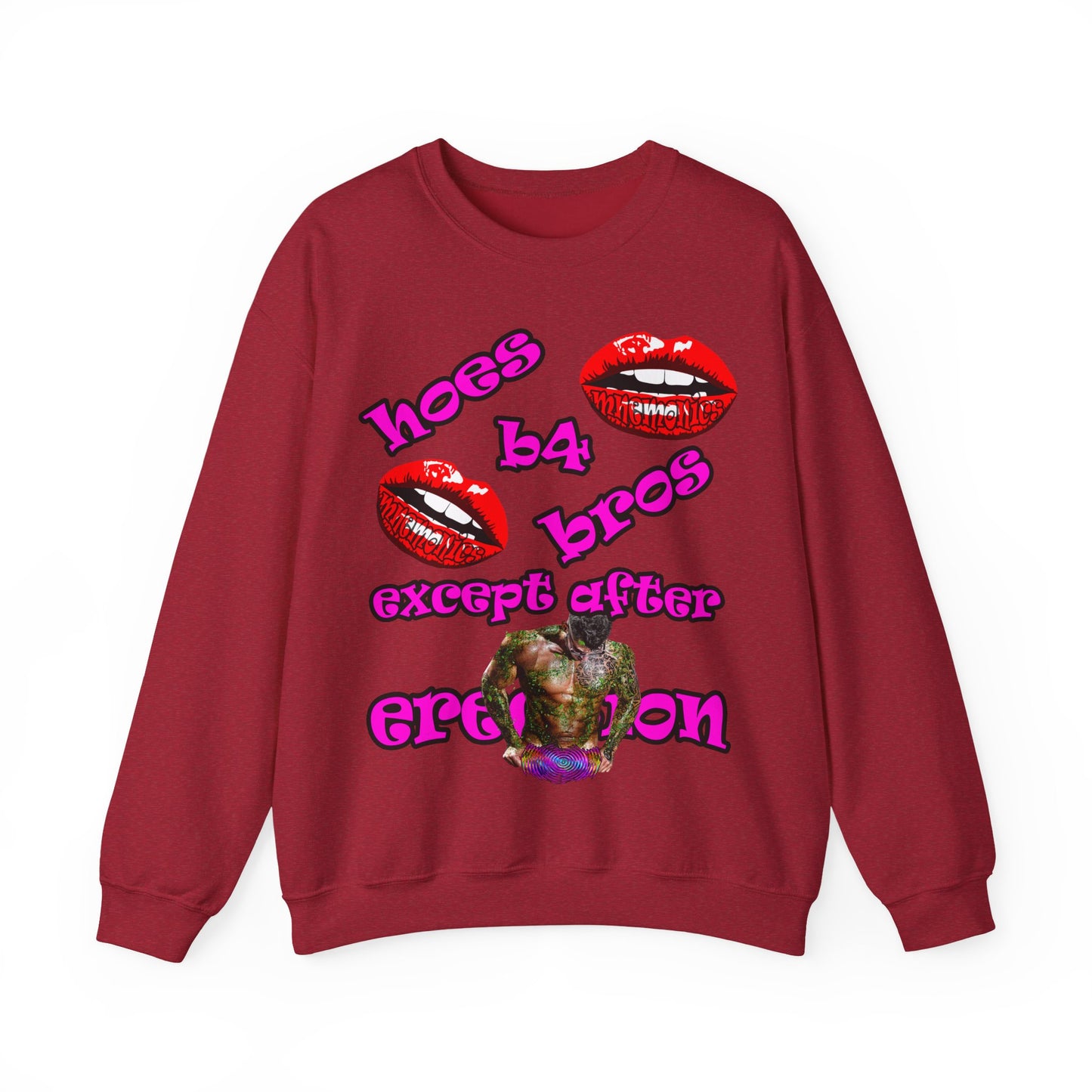hoes b4 bros - Unisex Heavy Blend™ Crewneck Sweatshirt