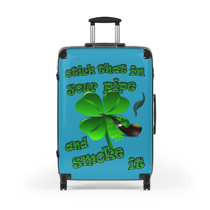 stick that in your pipe and smoke it - Suitcase (turquoise)