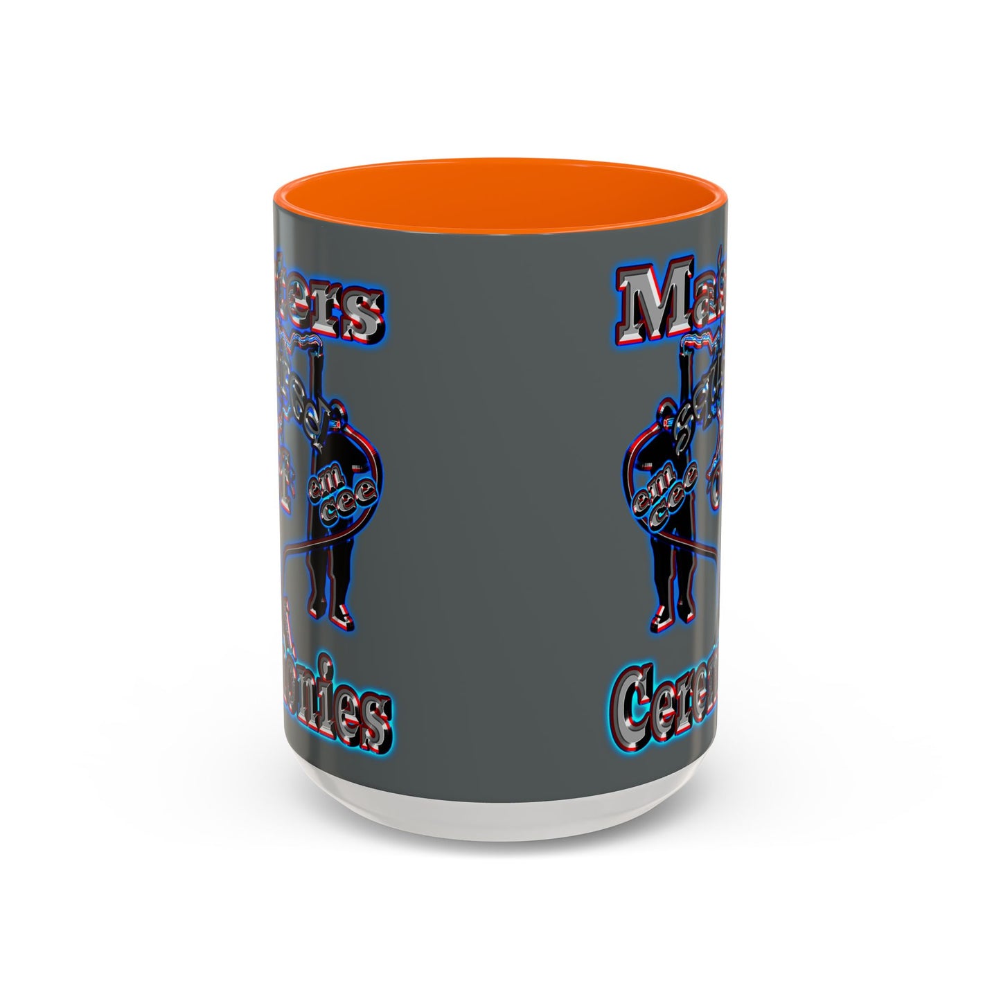 em cee squared - Accent Mug (dark grey)
