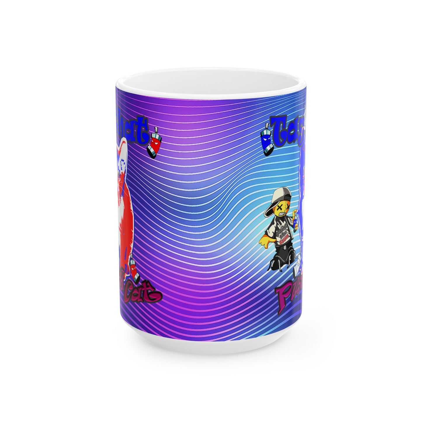 tag that - White Mug (purple wave)