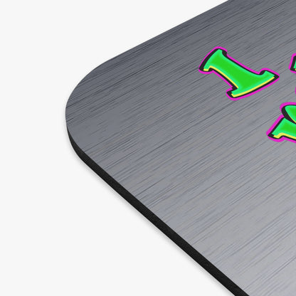 noticed you noticing - Mouse Pad (Rectangle) (brushed nickel)