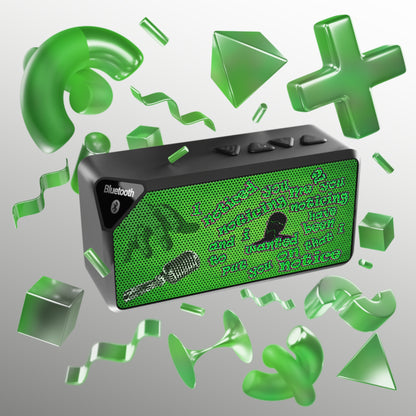 noticed you noticing - Jabba Bluetooth Speaker (green turf)