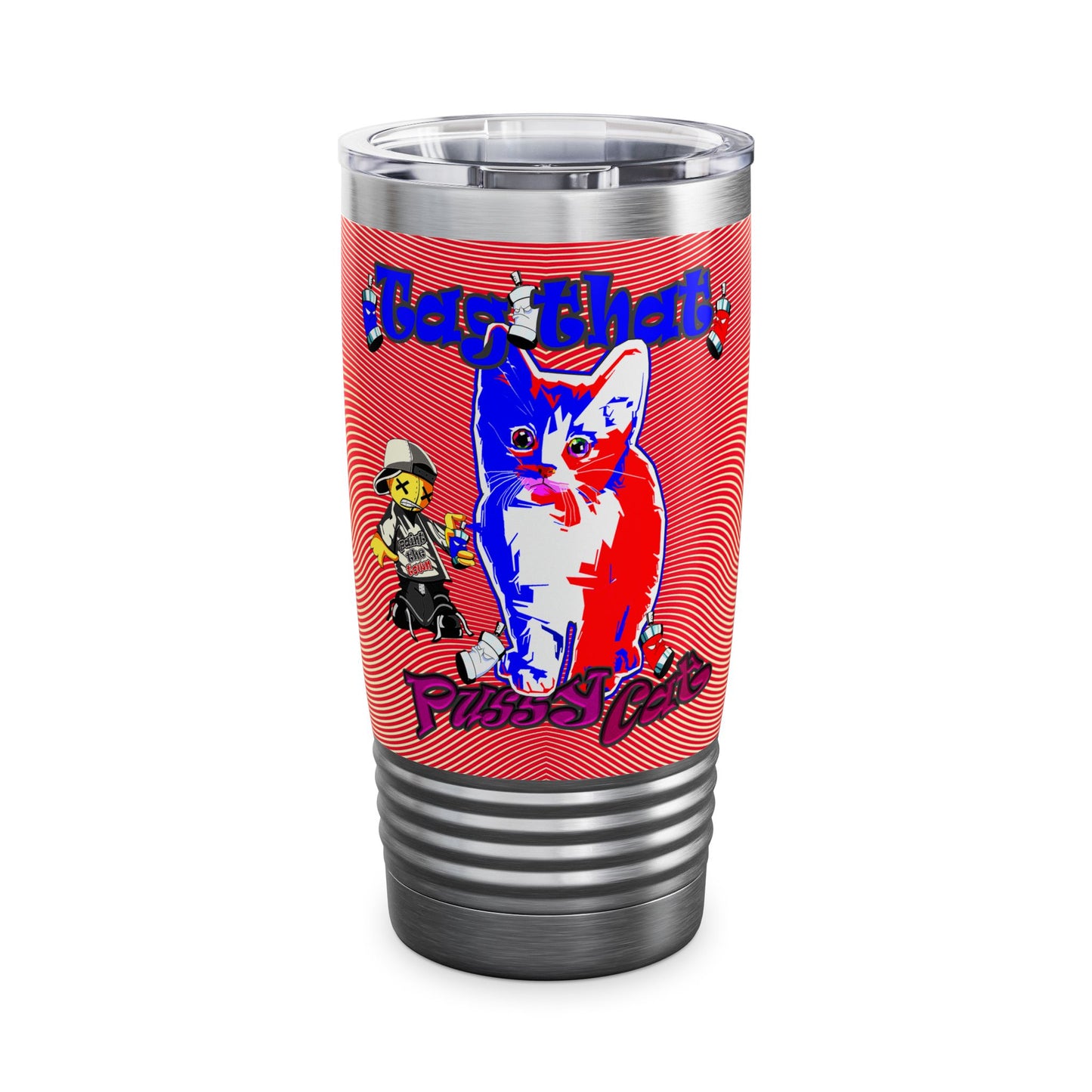 tag that - Ringneck Tumbler, 20oz (yellow-orange wave)