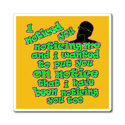 noticed you noticing - Magnets - (yellow)