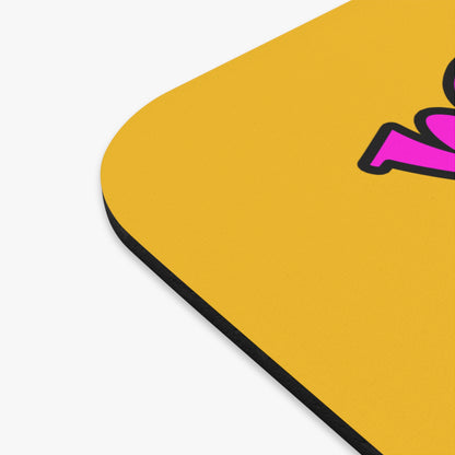 hoes b4 bros - Mouse Pad (Rectangle) (yellow)