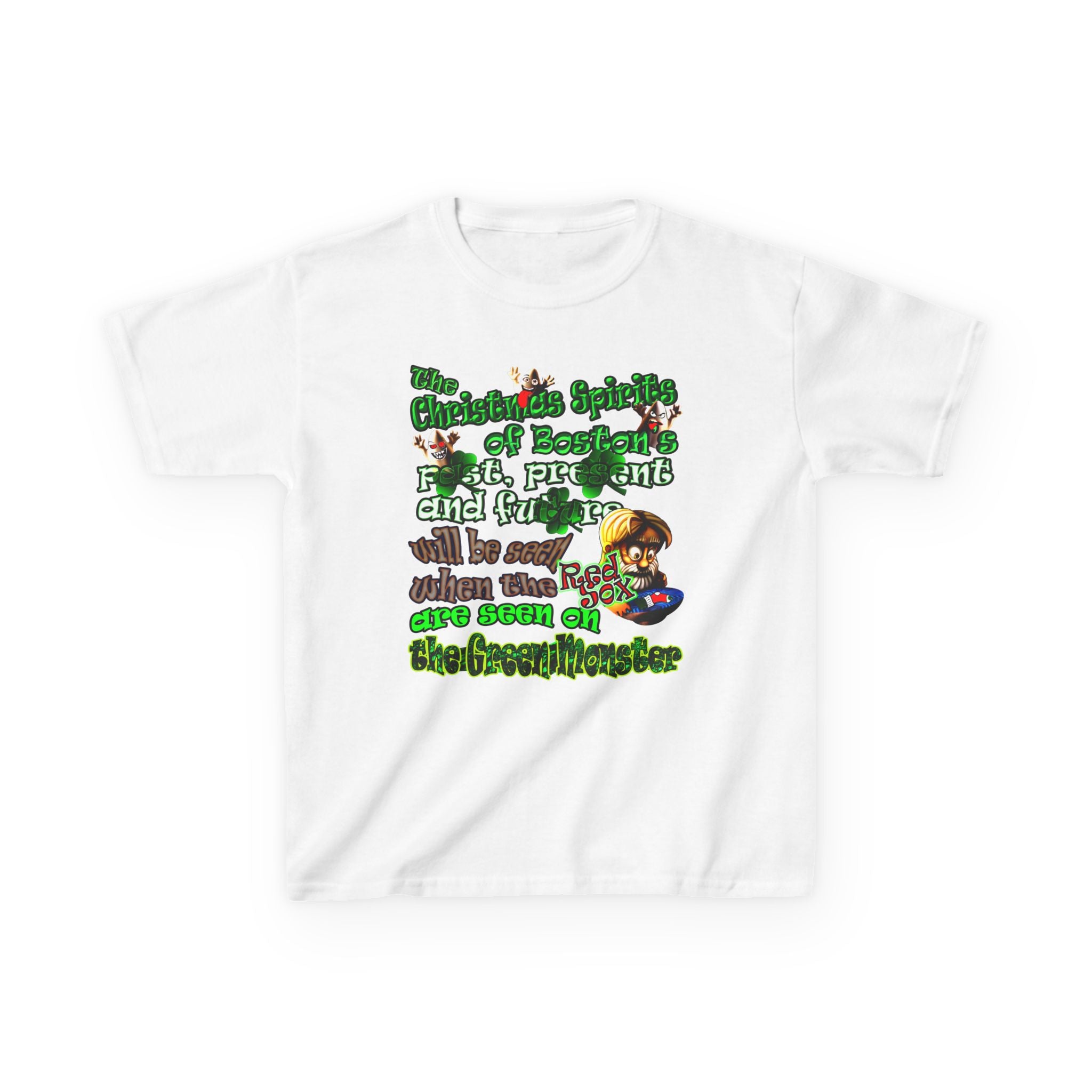 christmas spirits of boston - Kids Heavy Cotton™ Tee