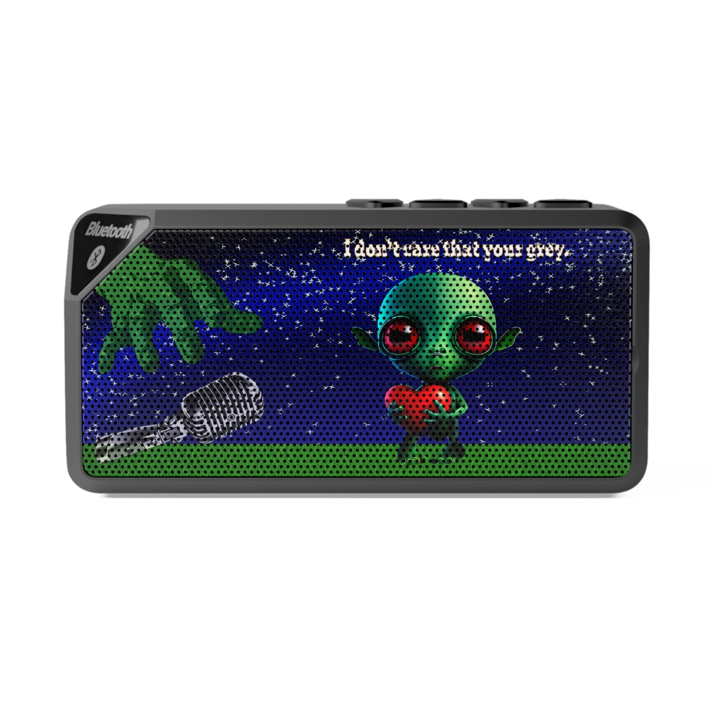 I don't care that your grey - Jabba Bluetooth Speaker ('snoops' background)