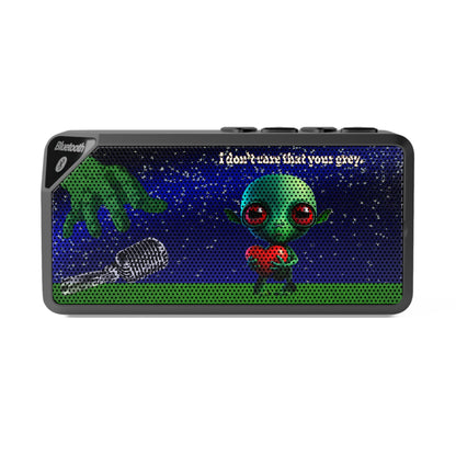 I don't care that your grey - Jabba Bluetooth Speaker ('snoops' background)