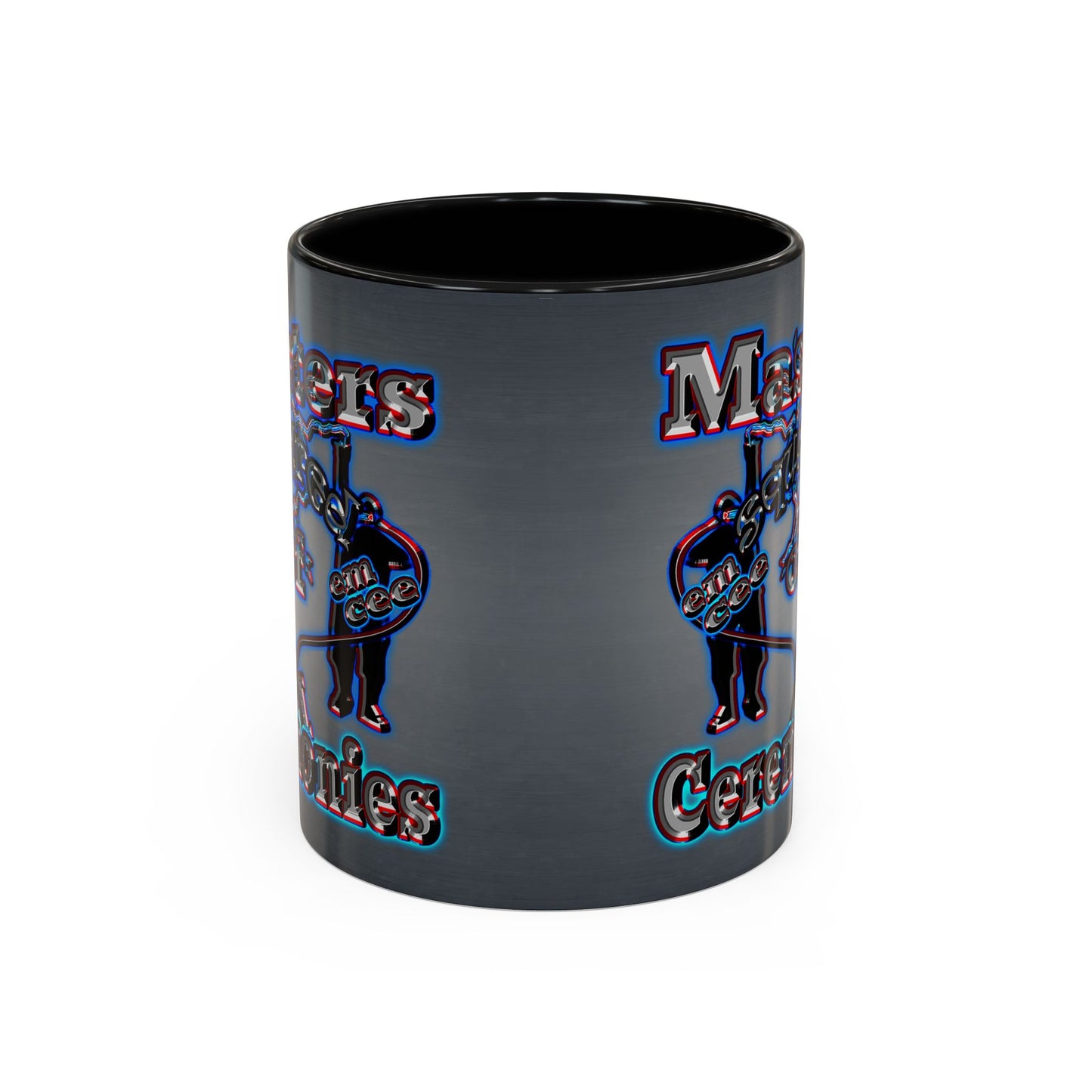 em cee squared - Accent Mug (grey-light grey)