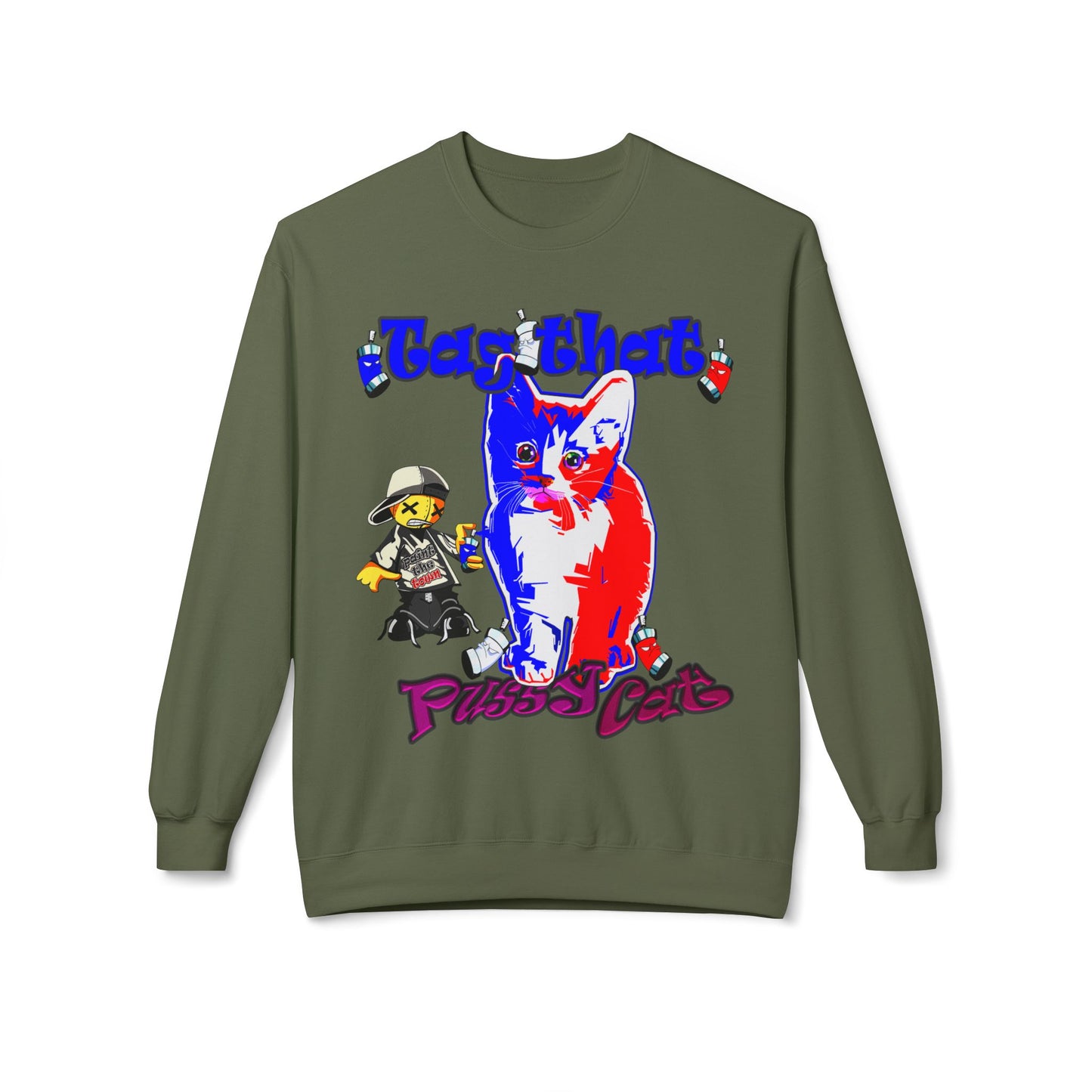 tag that - Unisex Midweight Softstyle Fleece Crewneck Sweatshirt
