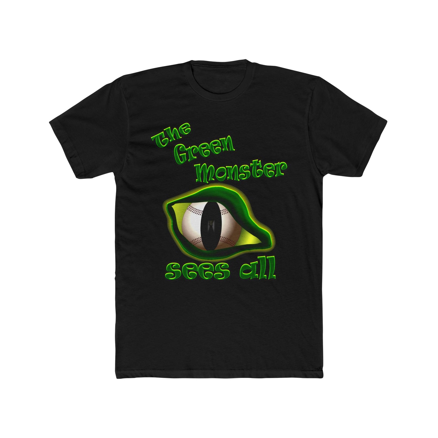 green monster - Men's Cotton Crew Tee