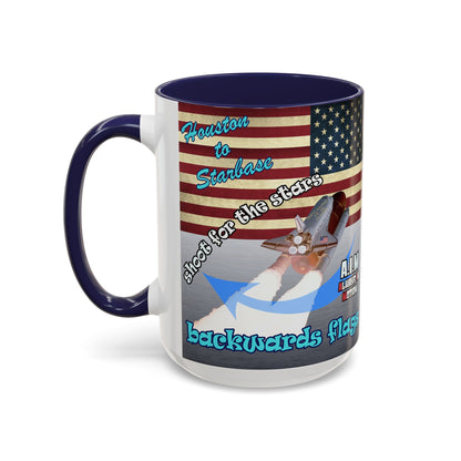 shoot for the stars - Accent Mug (brushed nickel)