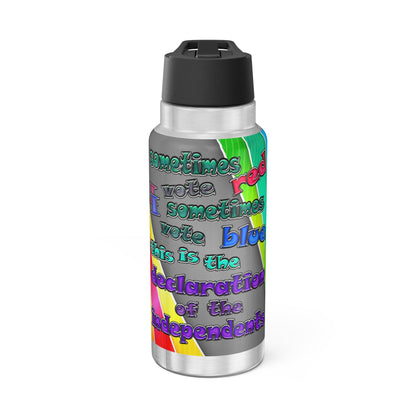 declaration of the independents - Gator Tumbler, 32oz  (rainbow split)