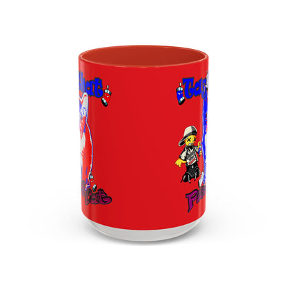 tag that - Accent Mug (red)