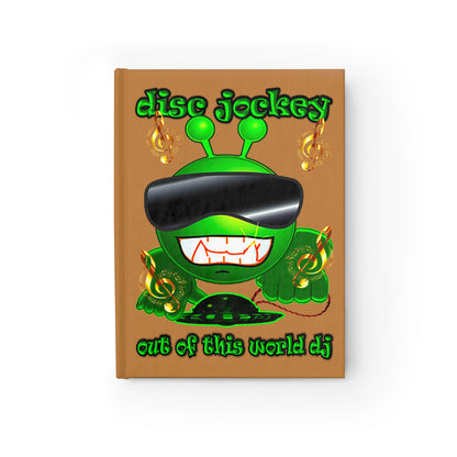 disc jockey - journal-lined (light brown)