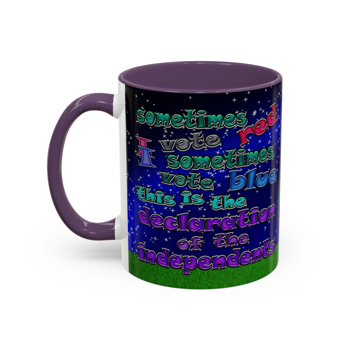declaration of the independents - Accent Mug ('snoops' background)