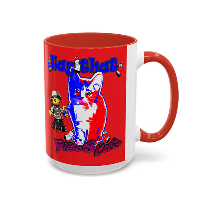 tag that - Accent Mug (red)