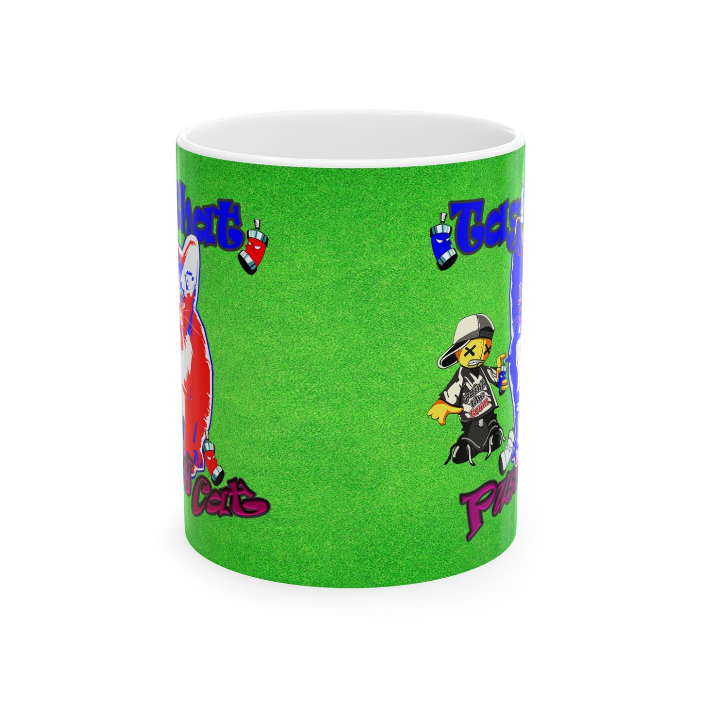 tag that - White Mug (green turf)