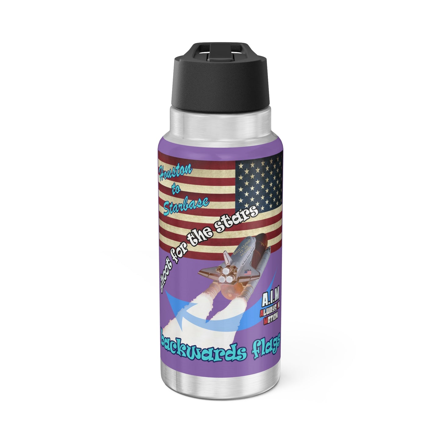 shoot for the stars - Gator Tumbler, 32oz (light purple)